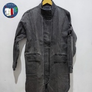 Jaket Long Denim/Kanvas Unisex Brand H.Connect Size L 