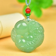 Dongling Jade Pixiu Pendant Jade Gold Silk Jade Lucky Pixiu Pendant