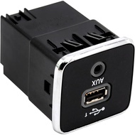 UOIENRT Compass USB AUX Charging Port Socket AUX/USB, Replacement for Jeep Cherokee 2017-2021 Dodge 