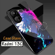 Soft Case Glass Kaca Redmi 13C - Casing hp Redmi 13C - N134