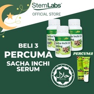 StemLabs Sacha Inchi Oil Omega 3-6-9 untuk Sendi Jantung Cholesterol dan Kesihatan 500mg EXP 3/2026