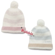Little Rabbit Grocery Shop Japan Gelato pique Baby Series Striped Fur Ball Fluffy Warm Hat