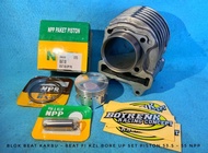 CYLINDER BLOK BEAT KARBU KVY BEAT FI KZL BORE UP 130CC-150CC 