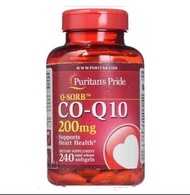 Puritan's Pride Coq10 輔酶 200亳克 , 240粒膠囊