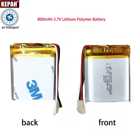 3.7V, 803035 800mah Polymer lithium battery,for MP3,MP4,MP5,GPS,radio,power bank,mini speakers,bicyc