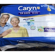 Mẫu mới nhất - Tã dán Caryn XL20 Siêu thấm Đệm thấm xanh bảo vệ vùng xương cụt - Tã dán người già, n