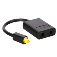 Optical Toslink Splitter Digital SPDIF Audio Cable Adapter 1 Male to 2 Female