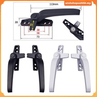 [WishshopeehhhMY] Casement Locking Handle Aluminum Alloy Universal Window Handle Hardware Door Secur