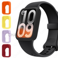 Silicone Case Frame Soft Shell Screen Protector Cover Accessories for Xiaomi Smart Band 10 Pro / Mi 