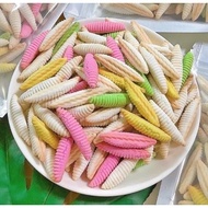 Mixed color worm cake 1kg - Delicious childhood candy and snacks hahanshop