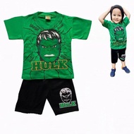 Hulk SK Short Set/hulk Clothes For Kids Daily/Boys Casual Clothes