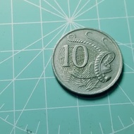 koin mata uang australia 10 cent