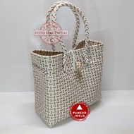 JUAL TAS ANYAM JALI JALI JOGJA / TAS BELANJA JALI ANYAM / TAS SANGKEK JOGJA / TAS JALI PLASTIK / TAS