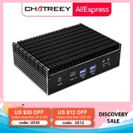 Mini PC Fanless Design intel core i5 i7 Dual lan 4K output Supoort windows 11 gaming industrial Comp