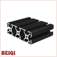 BEIQI อะลูมิเนียมสีดำ40120เส้นอลูมิเนียมโปรไฟล์ขึ้นรูปมาตรฐานยุโรปโปรไฟล์อลูมิเนียมรางอลูมิเนียมสำหร