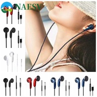 NAESV Earphone Wired, Flat Earbuds 3.5mm/Type C Wired Headset, Wired Headphone Heavy Bass Wired High