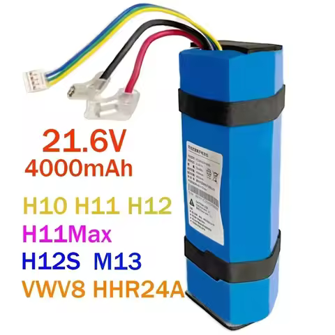 21.6V 100% Original 4000mAh for Dream H10 H11 H12 H11MAX M13 H12S VWV8 HHR24A Floor Scrubber Recharg