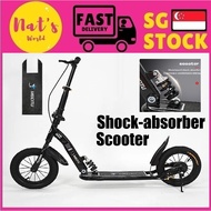Foldable adult Scooter for Kids and Adults Adjustable Height, Large Wheel, Light Weight kick scooter