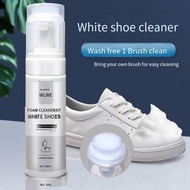 【SG】hoes Cleaner Convenient White Shoe Foam Cleaner No Washing / Easy To Clean / Handy Shoe Cleaner/Leather cleaning/fabric cleaning/sofa/curtain cleaningWith brush head, easy to use, essential