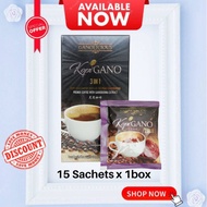 GANO EXCEL GANOLICIOUS KOPI GANO KOPIGANO 3 IN 1 GANO COFFEE (15 SACHETS)