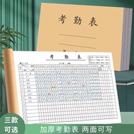 Time Attendance Table Time Attendance Book Large Multi-Function Time Attendance Book 31-Day Record B