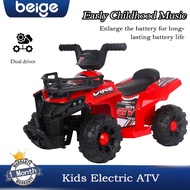 Beige Toy car for kids ride Kids Electric ATV Rechargeable Toy Car 2 To 15 Years Old Baby Off Road T