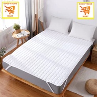 SG Home Mall SG Seller Mattress Protector Mattress Topper Anti Mite Breathable With Elastic Band