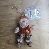 全新原裝上海迪士尼 Disney 上迪 Duffy ＆ Friends 達菲 2024年萬聖節 Halloween 南瓜熊鎖匙扣掛件吊飾飾物 Keychain KC