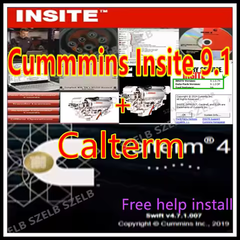 Latest Cummins Insite 9.1/ 8.9+ Keygen, No Expired (with Fleet Counts, Zap-It, OEM Zap-It)+ Calterm