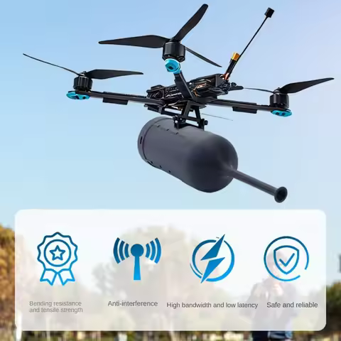 NCZOBOE Fiber Optic Drone 5km 10KM 15km 20km 30km Optical Fiber 0.27mm Anti-interference and For FPV