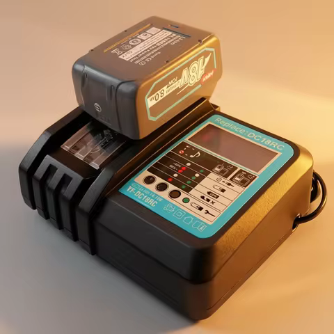 DC18RC Li-ion Battery Charger For Makita 14.4V 18V BL1830 Bl1430 DC18RF BL1815 BL1415 LXT400 BCl180W