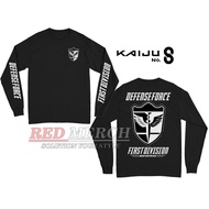 Infinite kaiju anime Men's Long Sleeve T-Shirt no. 8 defense Force first division