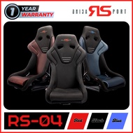 RS Universal Sport Seat (RS-04) Full Bucket Seat Sport Seat Fabric (1 Seat) RS4 Racing Sport