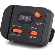 Professional Clip on Rod Fishing Line Counter Depth Finder Digital Diaplay 99m