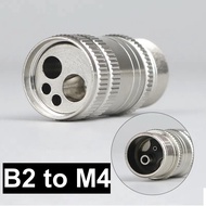 Dental 2 /4 Holes Turbine Handpiece Adaptor Coupler Motor Convertor Conversion Connector B2 M4 for D