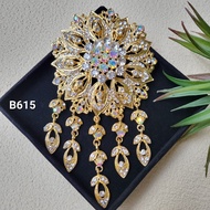 Luxury Jeweled Jurai Kebaya Brooch B610, B597, B612, B615