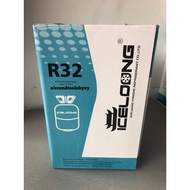 GAS R32 3KG Gas Aircond Gas R32 ICELOONG Air Conditioning Gas