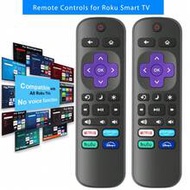 2 แพ็ค รีโมทคอนโทรลสำรองสำหรับ Roku Smart TV, รีโมทอินฟราเรดสำหรับ Hisense/Sharp//Onn/Element/Insign