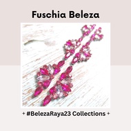 Beleza Fuschia Beads Iron on Manik Tampal Bead Seterika Baju Kurung Moden Kebaya Baju Nikah Baju Kurung Pahang