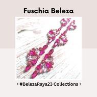 Beleza Fuschia Beads Iron on Manik Tampal Bead Seterika Baju Kurung Moden Kebaya Baju Nikah Baju Kur