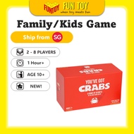 (FunToy SG) You've Got Crabs – Card Fame for Family, Kids, Friends - Card Game