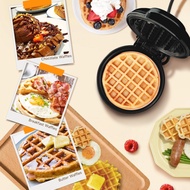 in stock Waffle Maker Mini Small Compact Design, Breakfast Waffle Iron Machine Nonstick Coating, Sna