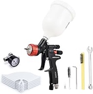 AEROPRO Tools A608 1.3mm Nozzle with Regulator &amp; 5pcs Paint Strainers, 600cc Cup,Automotive Paint Gun, Auto Paint Spray Gun Kit, Car Paint Gun, Air Spray Gun for Touch Up, Primer, Top Coat