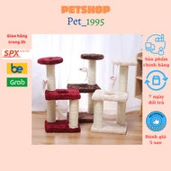 2-tier scratching post for your boss - Toy scratching post for cats