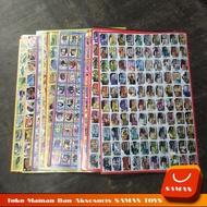 Mainan anak kartu gambaran Mainan gambar gepok 1 lembar isi 100 kartu Mainan kartu