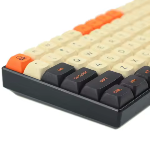 143 Carbon PBT Keycaps ZDA Similar to XDA Keycap Dye Sub For Cherry MX Split Keyboard 104 87 GK61 96