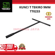 TEKIRO T-TYPE SOCKET 09 MM BLACK T-SOCKET WRENCH/ TOOLS - TEKIRO T-WRENCH TOOLS 9MM T-SOCKET WRENCH 