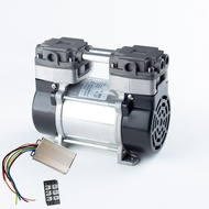 12V24V48V72V Car DC Compressor Silent Oil-Free Mini Air Pump Small Air Compressor