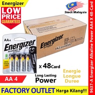 Energizer Alkaline Power AA BP4 X 48-Card #E91 #Energizer #EnergieLongueDuree #AlkalinePower #9637-A