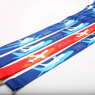 Boyin BOEING 787 777 737 Two-Color Phantom Model Easy Pull Buckle ID Lanyard ID Card Holder Badge ZX